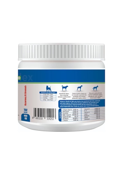 Canına Flex Collagen Glukozamin 400 Gr Köpek Gelişimi İçin Yeni Nesil Multivitamin, Köpek Takviyesi - Yeni Nesil Ke