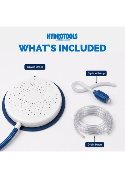5436 Hydrotools Saver Otomatik Su Sifon Pompası Havuz Örtüsü Bakım Aksesuarı Beyaz