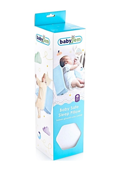 Babyjem Bebek Güvenli Beyaz Uyku Yastığı