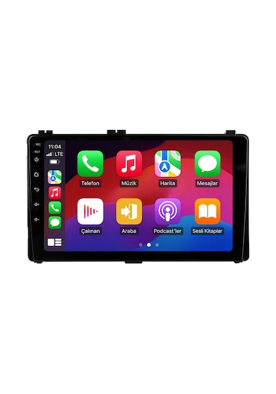 Toyota Corolla 2016-2018 Android Multimedya Carplay Android Auto Navigasyon Kameralı 8gb Ram 64gb 9"