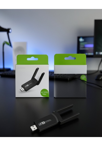 Usb 3.0 Kablosuz Adaptör 2.4ghz Ve 5ghz Model: Uczzzwifiadaptör-1