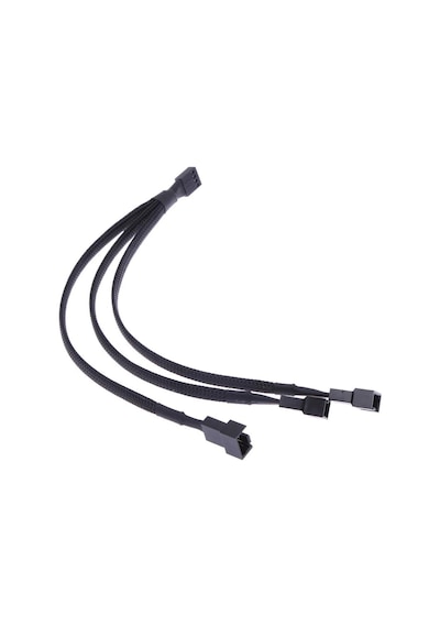 4 Pin Fan Çoklayıcı Y Pwm Çoklayıcı Splitter Kablosu 3 Pin 3 Port