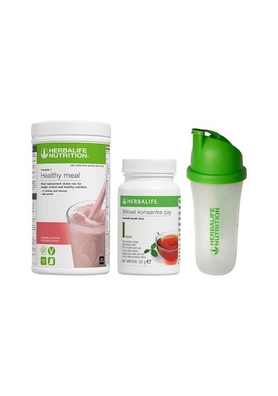 Herbalife Kampanya Set Paketi 2 Ahududu Aromalı Shake + Konsantre Klasik Çay 50gr + Hediye Shaker