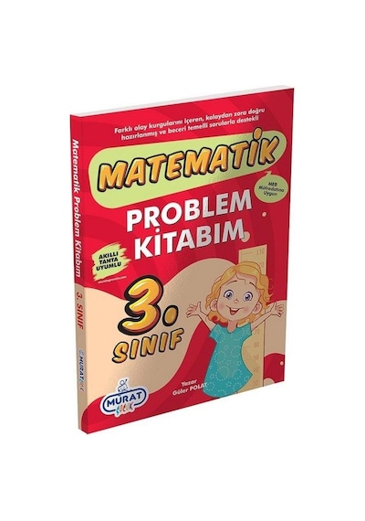 2022 3.Sınıf Matematik Problemler Kitabım -  Murat Yayınları