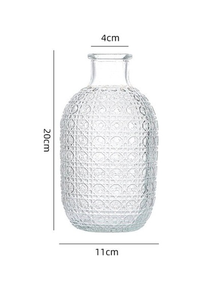 Bak Gel Al Elegant Şeffaf Cam Vazo Modern Tasarım Ve Zarafet İle Mekânınızı Güzelleştirin - Minielegant02
