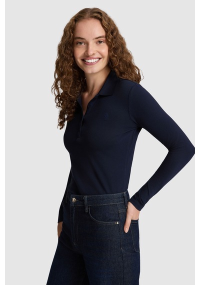 U.S. Polo Assn. Kadın Lacivert Basic Sweatshirt 50326760 Vr033