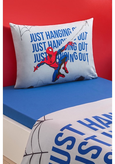 Özdilek Spiderman Blue Web Tek Kişilik Lisanslı Lastikli Çocuk Nevresim Takımı Çok Renkli