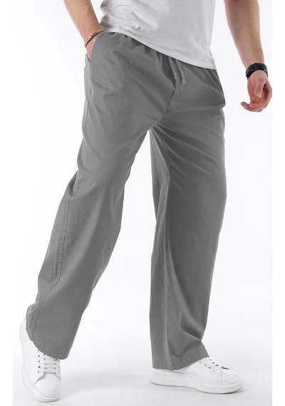 Madmext Füme Bol Paça Beli Bağlamalı Erkek Pantolon E7403 Madmext Füme Bol Paça Beli Bağlamalı Erkek Pantolon E7403