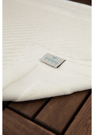 Leoline %100 Pamuk Premium Ayak Havlusu - Krem