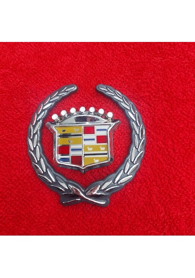 Etiketçilere yerli plastik cadillac saç örgü arma