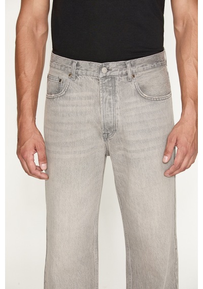 Grımelange Grimelange Carpe Erkek Straight Fit Gri Jeans Gri - Haki