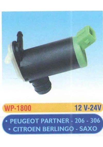 EMA-MFK WP1800 Su Fıskiye Motoru 206 306 Partner / Saxo Berlingo Çıft Çıkıs