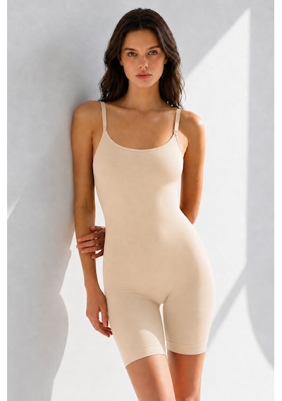 Fit Women Kadın Bel Bacak Ten Rengi Full Body