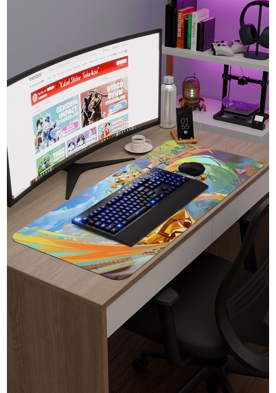 Xilonen Genshin Impact Anime Gacha V3 - 90x40 Xxl Gaming Mouse Pad Fare Altlığı