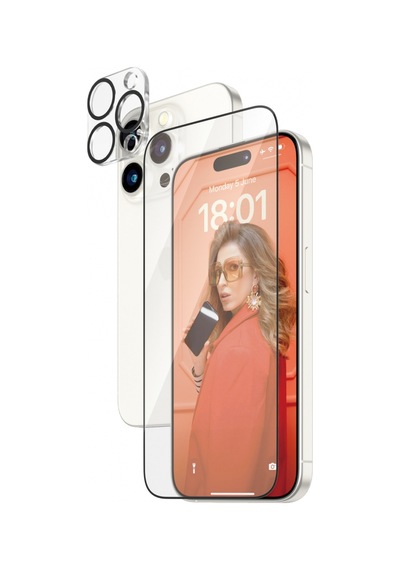 Panzerglass 2 İn 1 Pack Apple iPhone 15 Pro Tam Uyumlu Ekran Koruyucu Ve Kolay Hizalayıcı