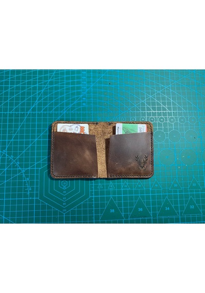 Deer Craft Timber Koyu Kahve Cüzdan Koyu Kahverengi
