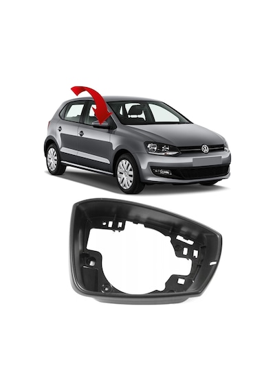 Vw Polo Sağ Ayna Çerçevesi 2010-2016 6r0857602b Uyumlu