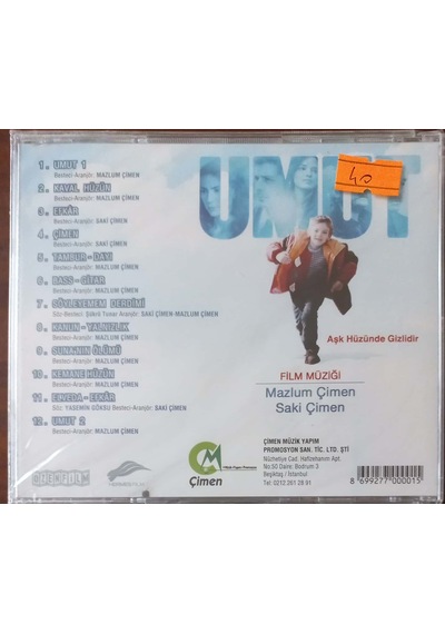 Plak Değildir Cd Dir Cd Umut Mazlum Çimen Saki Çimen Aşk Hüzünd