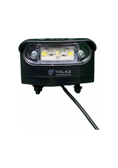 24v Plaka Lambası Ledli Tırsan Dorse Siyah