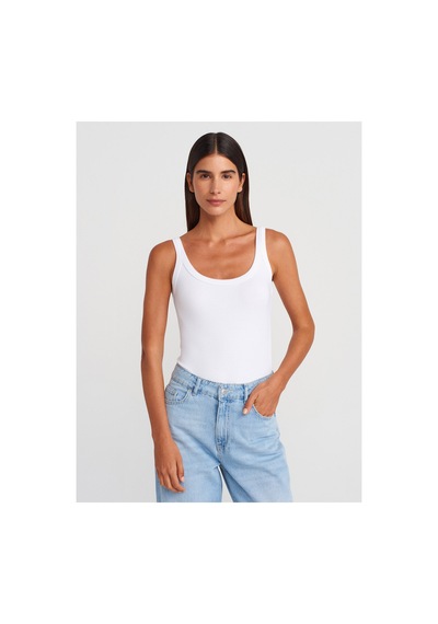 Dilvin 21053 Askılı Bodysuit Siyah