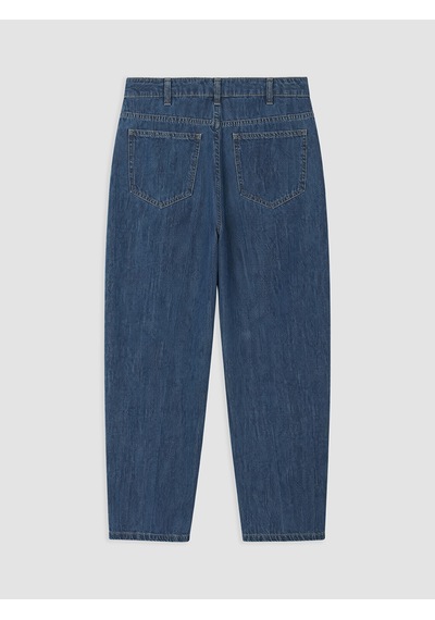 Lcw Everyday İndigo Barrel Fit Kadın Jean Pantolon