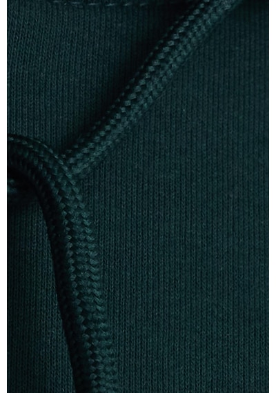 Tudors Kadın Relax Fit Rahat Kesim Pamuklu Kapüşonlu Kanguru Cepli Yeşil Sweatshirt-39942 Yeşil Tudors Kadın Relax Fit Rahat Kesim Pamuklu Kapüşonlu Kanguru Cepli Yeşil Sweatshirt-39942 Yeşil