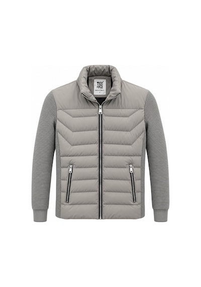 Tiger Force Slim Fit Erkek Kolu Triko Mont 7818 Taş