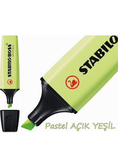 Stabilo Boss Fosforlu Işaretleme Kalemi Pastel Açık Yeşil
