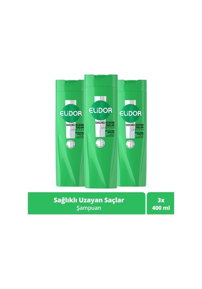 Superblend Saç Bakım Şampuanı Sağlıklı Uzayan Saçlar Biotin Argan Yağı Arjinin 400 Ml X3 Tüm Saç Tipleri
