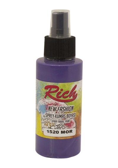 Spray Kumaş Boyası Mor Çok Renkli