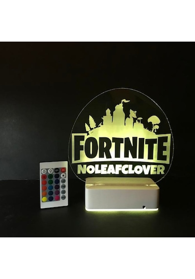 Sevgiliye Hediye Fortnite Masaüstü 3D Led Lamba
