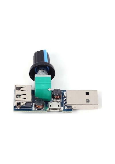 Koodmax-Dc 5V-12V 5W Usb - Micro Usb Fan Hız Kontrol Modülü
