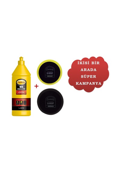 Farecla G3 Premium Pasta 1 L ve Gmc624 Gmf624 Sünger Seti