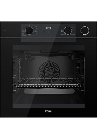 Ferre Fryart Steam & Airfry QEP64CS + SC405 - WFA + D063 - SA Siyah Ankastre Set