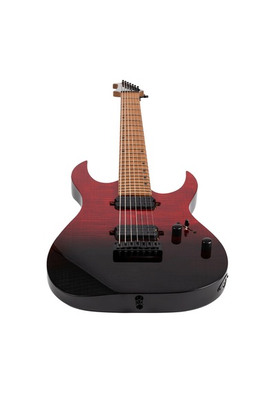 Spira S-457 Trd 7 Telli Elektro Gitar Kırmızı Siyah