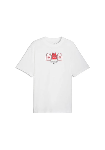 Puma Junior Varsity Erkek Tişört BEYAZ