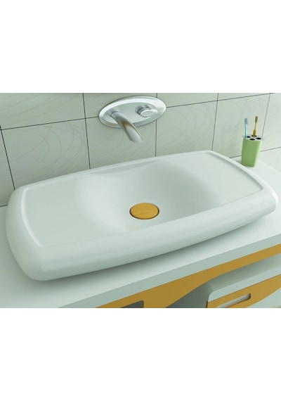 Serel Pebble Lavabo Beyaz 48x100 Cm - Pb44tds000 Diğer