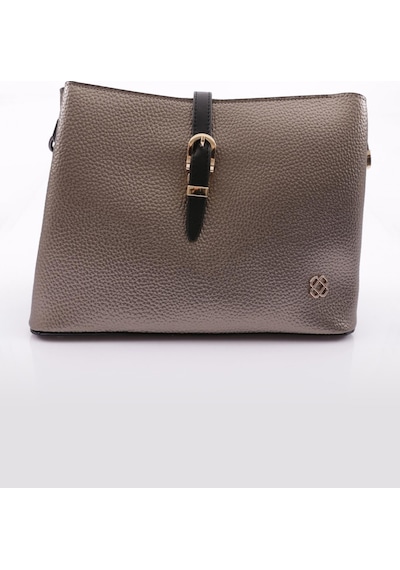 Dgn 107 Kadin Zincir Detayli Omuz Ve Kol Çanta 107-2315-R8998 Platin