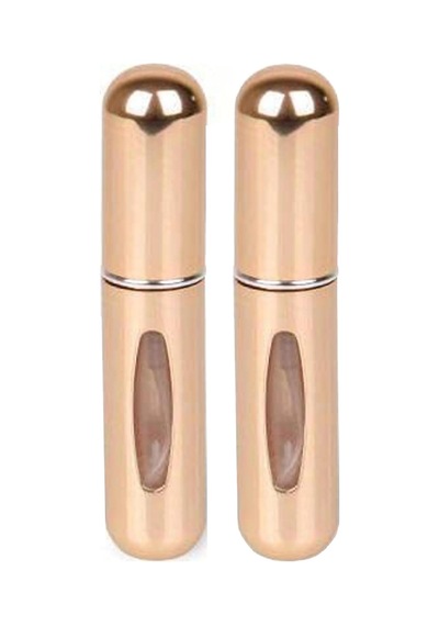Taşınabilir Parfüm Şişesi, 2'li Set, Cam Göstergeli Gold Belirtilmemiş