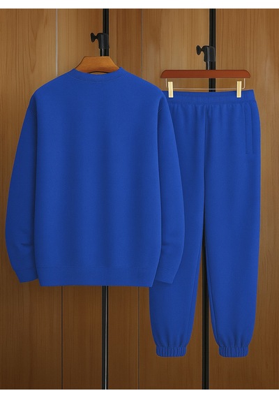 Wings Eşofman Takımı Sweatshirt Jogger - Saks Mavi Baskılı Oversize Şardonlu Bisiklet Yaka Saks Mavi Wings Eşofman Takımı Sweatshirt Jogger - Saks Mavi Baskılı Oversize Şardonlu Bisiklet Yaka Saks Mavi