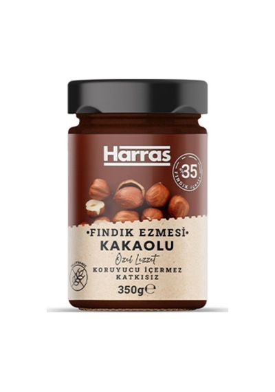 Glutensiz Katkısız Kakaolu Fındık Ezmesi 2 Adet X 350 Gr