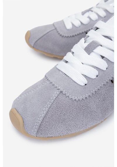 Valmenti Kadın Hakiki Deri Gri Sneakers & Spor Ayakkabı 1119 0138 Bn Ayk Y25 Grı Suet Gri