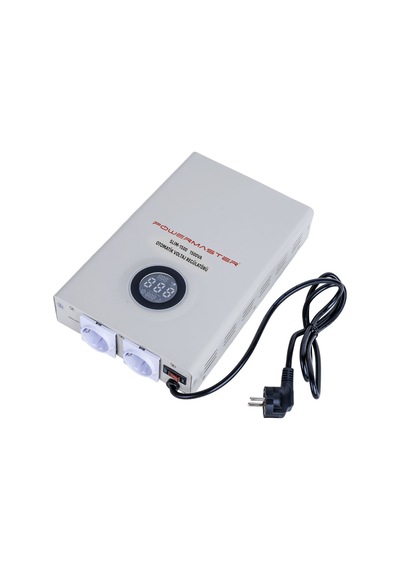 Powermaster Slım-1500 Otomatik 1500 Watt Kombi Voltaj Regülatörü