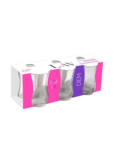 LAV Dem Cam Çay Bardağı 6 Kişilik 90 ml