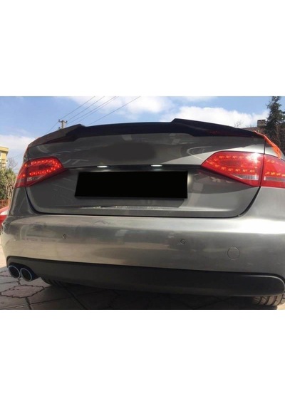 Audi A4 İçin Uyumlu M4 Spoiler Piano Black 2009-2012