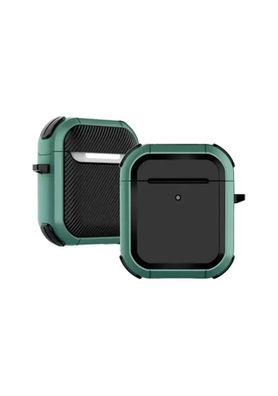 Newface Apple Airpods Uyumlu 2 2.nesil Tank Kılıf - Yeşil Çok Renkli