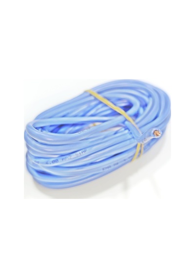 4mm 5metre Yanmaz Silikon Kablo Mavi Renk 1 Adet