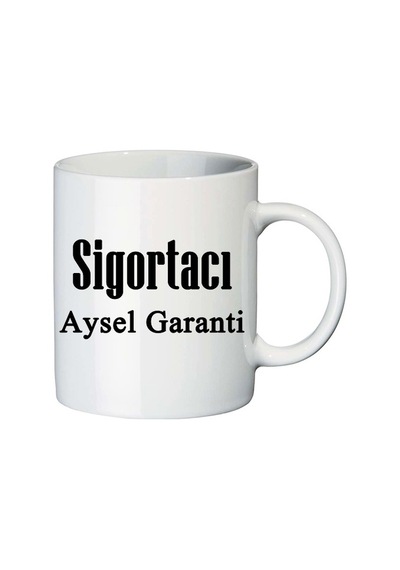 Sigortacıya Hediye Isimli Kupa Bardak
