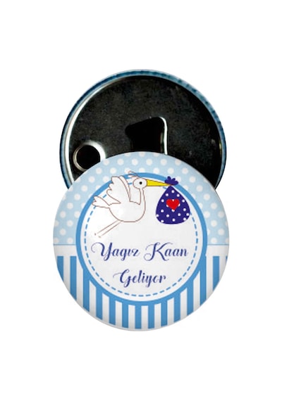 Famous Bebek Şekeri Magnet Bebek Mevlüt Hediyelik Isimli Kapak Açacak  (434856220)