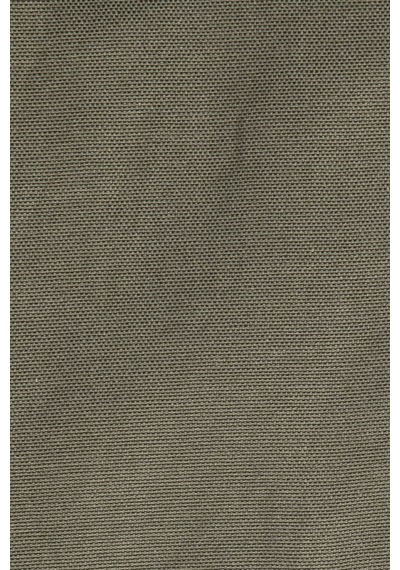 Tudors Battal Uzun Kol Oxford Doku Poplin Garnili Düğmeli Yaka Erkek Gömlek-25615 Haki
